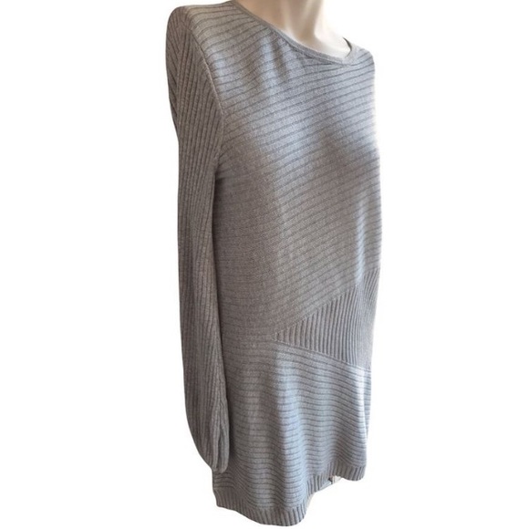 Gray Ribbed Sweater - Picture 3 of 3